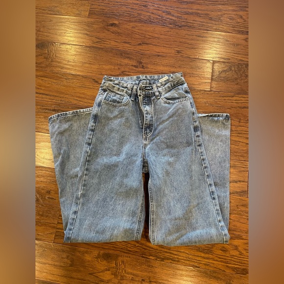 SHEIN boyfriend baggy flare jeans Size XS - Picture 2 of 4